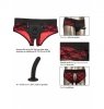  Scandal Crotchless Set figi S/M (czarny)